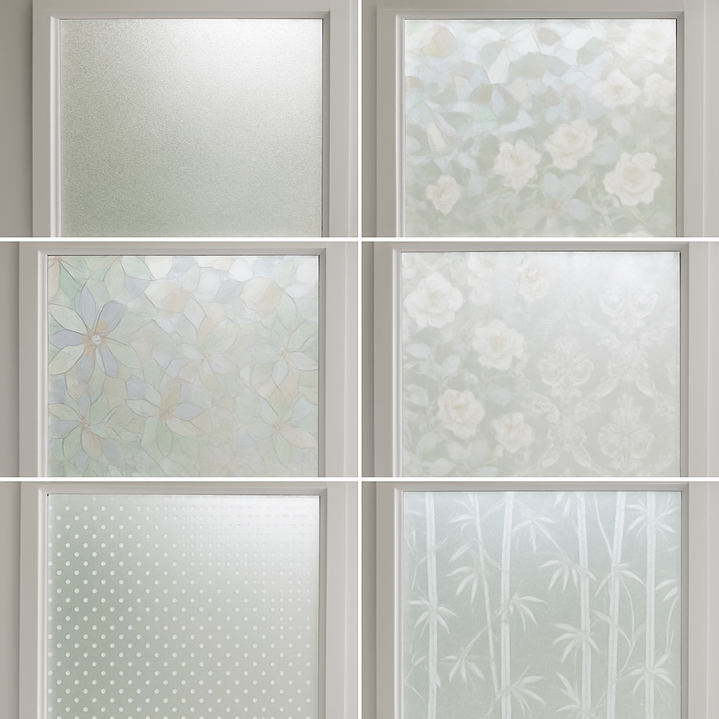 Variety of decorative window films