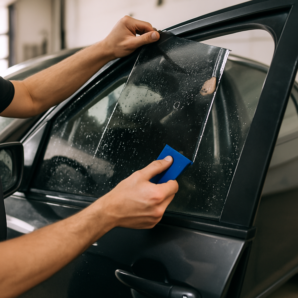 Window tinting process