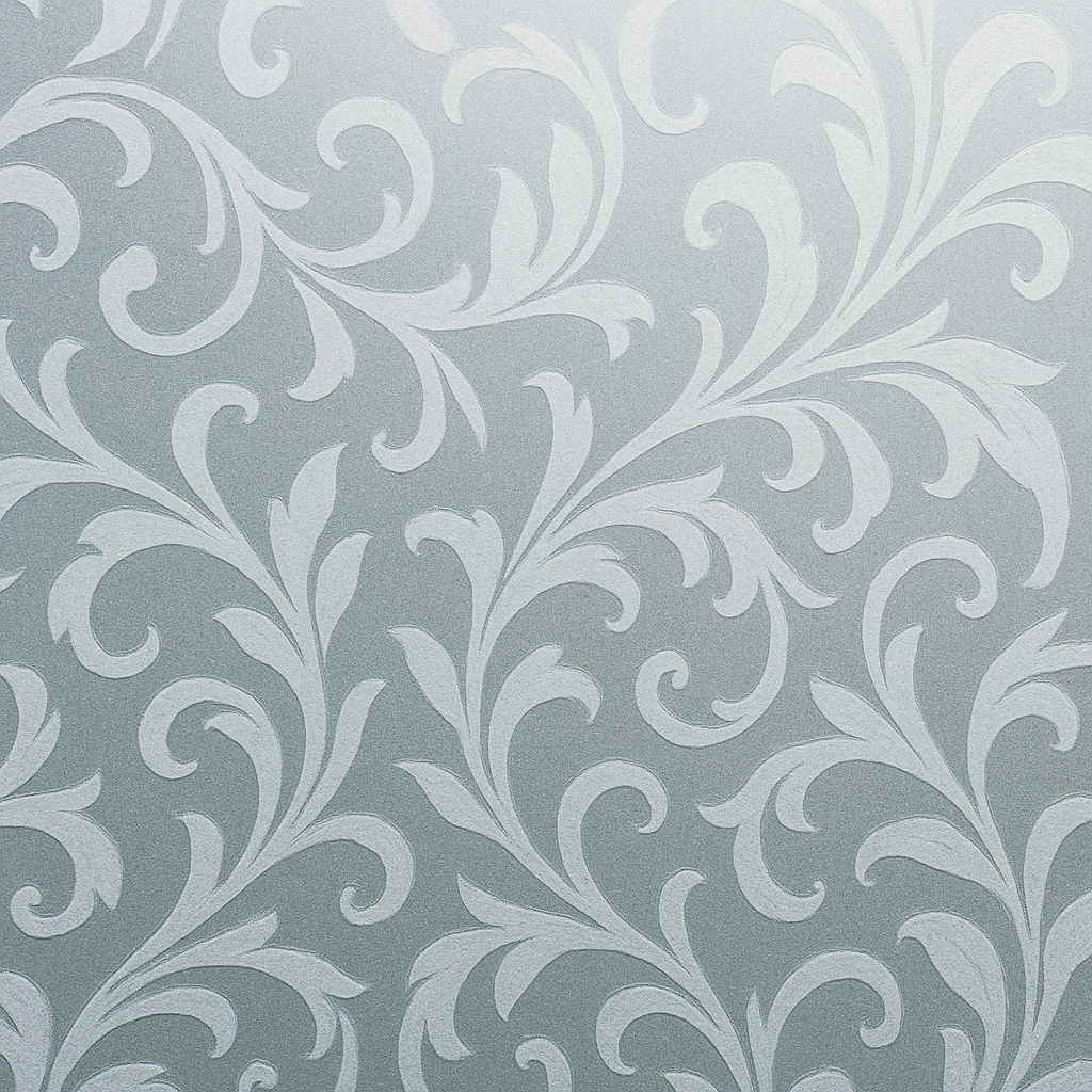 Stylish frosted window film design