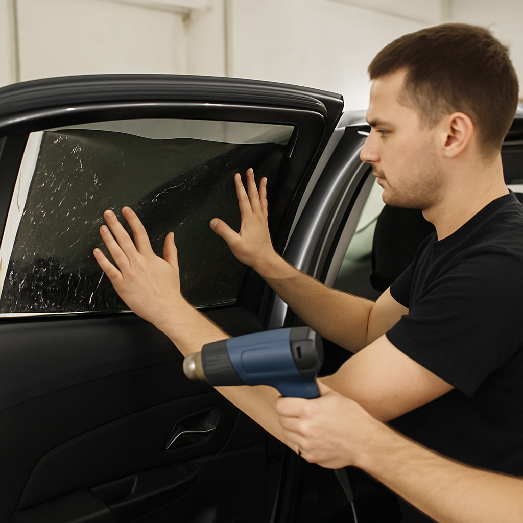 Car window tinting for added privacy and security