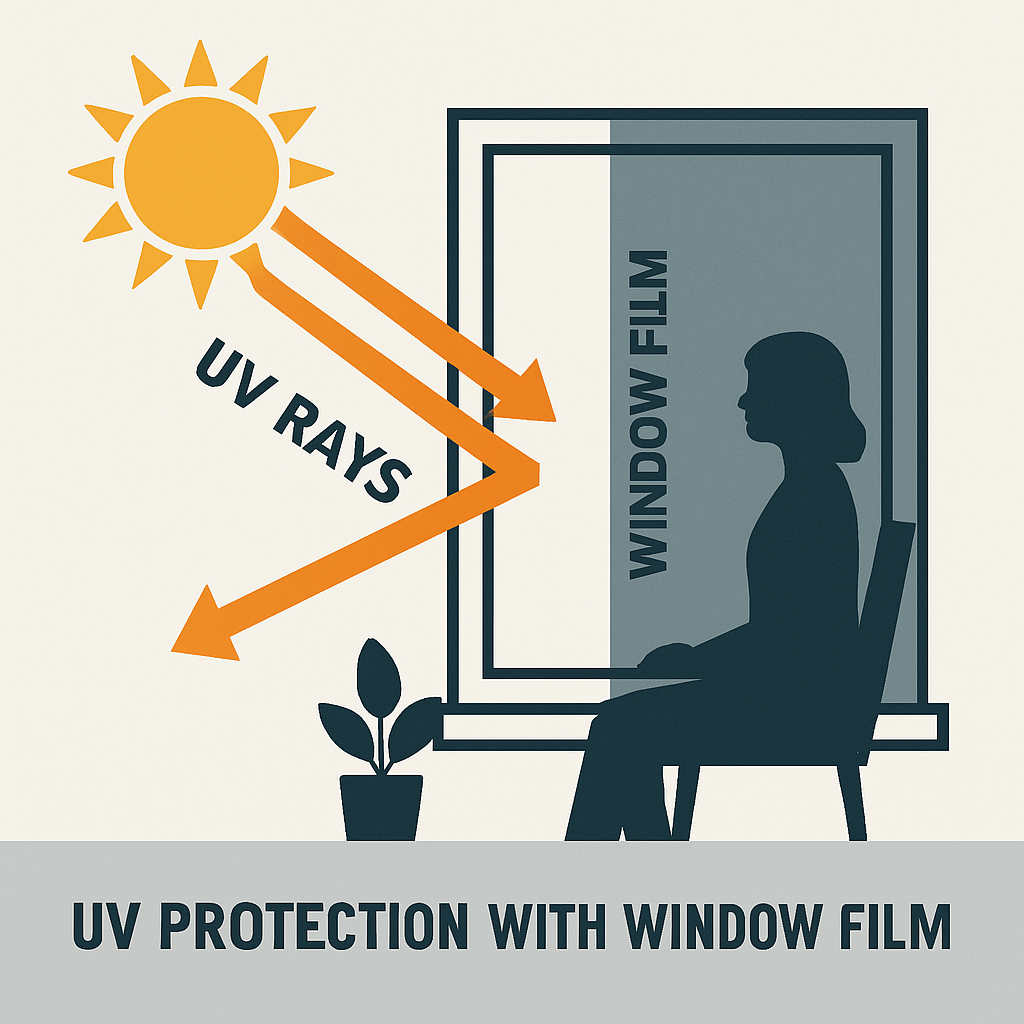 UV protection with window film